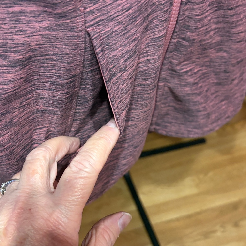 Yogalicious Lux Heathered Plum Full Zip Athletic Jacket Size M - Picture 7 of 8